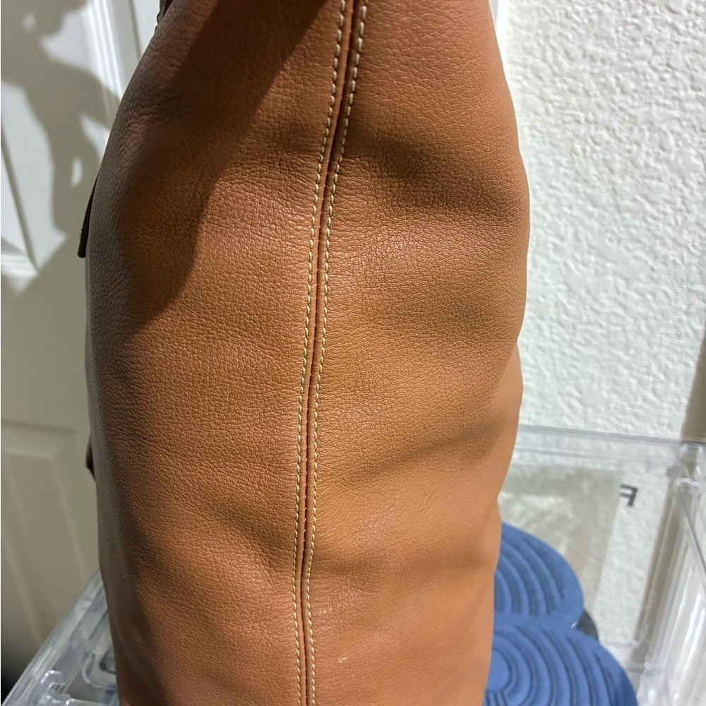 Brown Leather Tote Bag - Picture 2 of 9